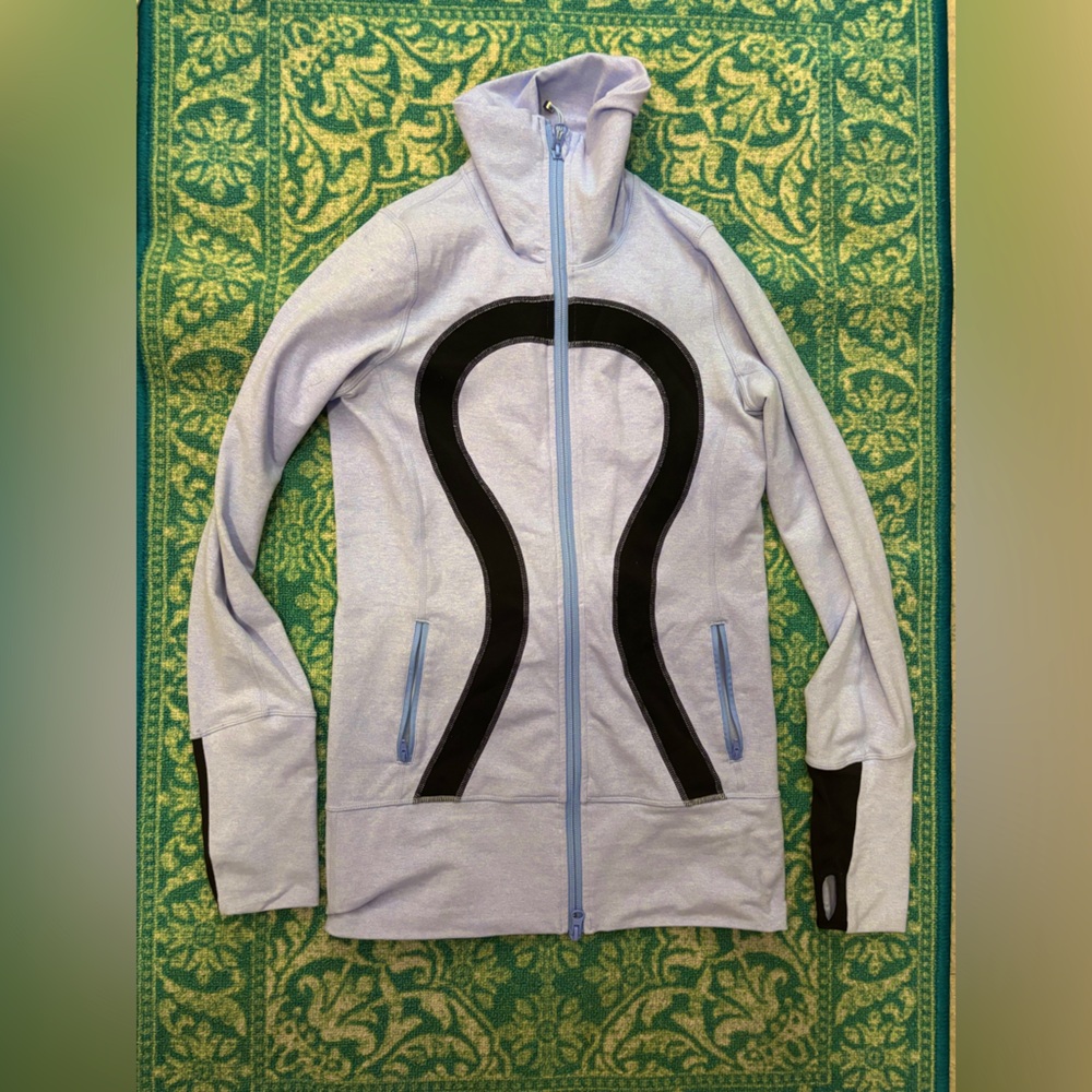 Women's Purple Lulu Lemon Scuba Zip Up